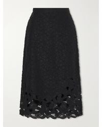 Isabel Marant - Reysha Embroidered Ramie Midi Skirt - Lyst