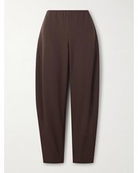 La Ligne - Colby Recycled-Crepe Barrel-Leg Pants - Lyst