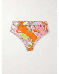 PUCCI - Printed Belted Bikini Briefs - Lyst