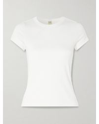Flore Flore - Car Baby Tee Ribbed Organic Cotton-Jersey T-Shirt - Lyst