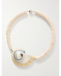 Julietta - Exclusive Odessa-Tone Shell Beaded Necklace - Lyst
