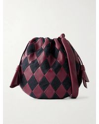 Zimmermann - Cloud 91 Leather And Denim Shoulder Bag - Lyst