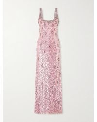 Jenny Packham - Eza Embellished Mesh Gown - Lyst