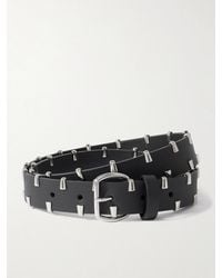 Anderson's - Studded Leather Belt - Lyst
