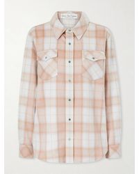 God's True Cashmere - Champagne Tartan Cashmere Shirt - Lyst