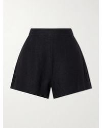 Posse - Perri Pleated Linen Shorts - Lyst