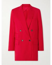 Max Mara - Nebbie Double-Breasted Wool Blazer - Lyst