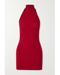 Reformation + Net Sustain Mill Stretch- Lyocell And Organic Cotton-blend Jersey Dress - Red