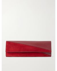 Proenza Schouler - Hex Leather And Suede Clutch - Lyst