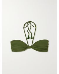 Johanna Ortiz - Net Sustain Rafiki Tasseled Ribbed Halterneck Bikini Top - Lyst