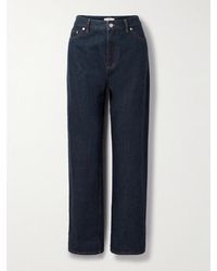 Tibi - Alec Tief Sitzende Jeans Mit Geradem Bein Aus Selvedge-Denim - Lyst