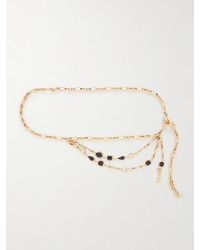 Saint Laurent - Tone And Resin Belt - Lyst