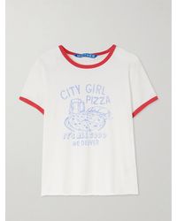Mother - The Lil Goodie Printed Cotton-Blend Jersey T-Shirt - Lyst