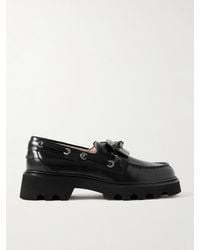 Roger Vivier - Viv Rangers Buckled Leather Loafers - Lyst