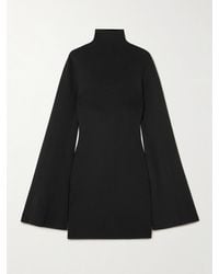 Calvin Klein - Annie Stretch-Knit Mock-Neck Mini Dress - Lyst