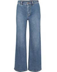vince wide leg flare jeans