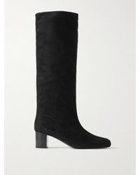 TOTEME - Downtown Suede Knee Boots - Lyst