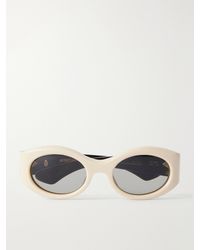 Jacques Marie Mage - Gia Oversized Oval-Frame Acetate Sunglasses - Lyst