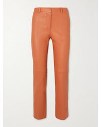 JOSEPH - Coleman Leather Skinny Pants - Lyst