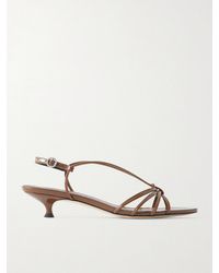 Aeyde - Amara Patent-Leather Sandals - Lyst