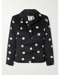 BERNADETTE - Elle Polka Dot Duchesse-Satin Jacket - Lyst