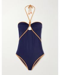 Johanna Ortiz - Salt And Saddle Halterneck Swimsuit - Lyst