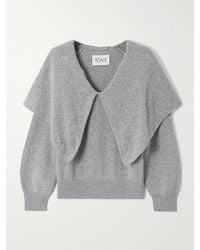 TOVE - Malia Cape-Effect Cashmere Sweater - Lyst