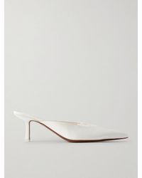 Neous - Matar Lace-Trimmed Crepe Mules - Lyst