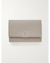 Loewe - Anagram Textured-Leather Wallet - Lyst