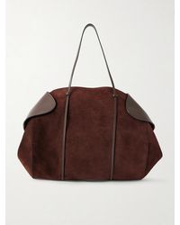 Neous - Berenices Suede And Leather Shoulder Bag - Lyst