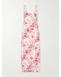 Alix Of Bohemia - Adele Printed Silk Midi Dress - Lyst