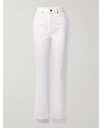 KHAITE - Danielle High-Rise Straight-Leg Jeans - Lyst