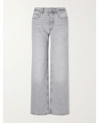 Anine Bing - Hugh Mid-Rise Wide-Leg Jeans - Lyst