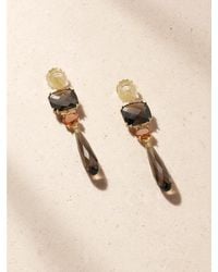 Ole Lynggaard Copenhagen - Lotus 18-Karat Multi-Stone Earrings - Lyst