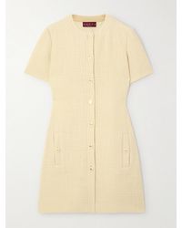 Gucci - Wool-Blend Tweed Mini Dress - Lyst