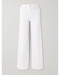 FRAME - Le Slim Palazzo Hoch Sitzende Jeans Mit Weitem Bein - Lyst