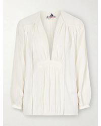 Les Vacances d'Irina - Hazy Nipple Cotton Shirt - Lyst