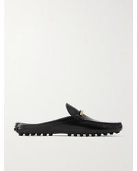 Tod's - Gommino 22L Slippers Aus Leder Mit Verzierung - Lyst