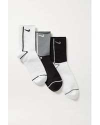 Nike Everyday Plus Set Of Three Dri-fit Socks - White