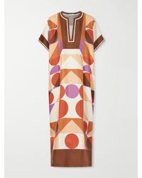 Eres - Marisa Silk-Twill Kaftan - Lyst