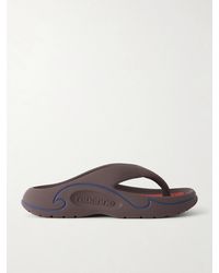 Rabanne - 3D Logo-Embossed Thong Sandals - Lyst