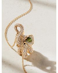 Ole Lynggaard Copenhagen - Kette Aus 18 Karat Mit Diamanten Und Turmalinen - Lyst