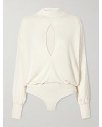 Galvan London - Fontana Stretch-Jersey Bodysuit - Lyst