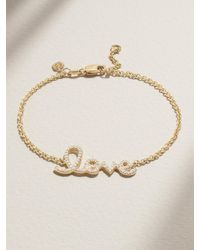 Sydney Evan - Love Medium 14-Karat Diamond Bracelet - Lyst