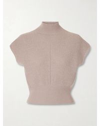 Rick Owens - Ribbed Wool Turtleneck Top - Lyst