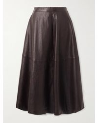 Rohe - Midirock Aus Leder - Lyst