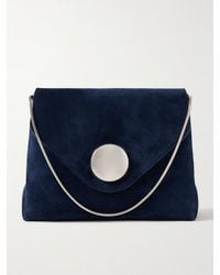 KHAITE - Bobbi Suede Shoulder Bag - Lyst