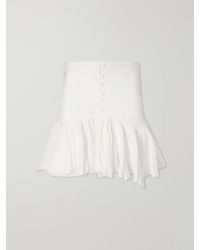 Isabel Marant - Daneen Cotton-Blend Mini Skirt - Lyst