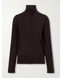 Kallmeyer - Leona Wool And Silk-Blend Cardigan - Lyst