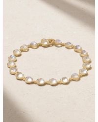 Irene Neuwirth - Classic 18-Karat Moonstone Bracelet - Lyst